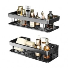 ORGANIZADOR DE BAÑO PREMIUM NEGRO DOBLE