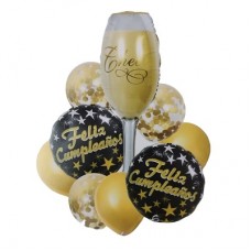 GLOBO COPA CHAMPAGNE X 9