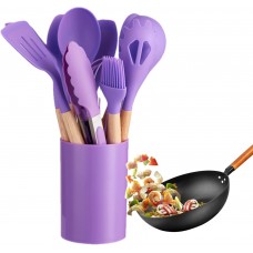 SET X 12 PZAS DE UTENSILIOS SILICONA