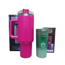 VASO QUENCHER 1200ML + VASO TERMICO 500ML