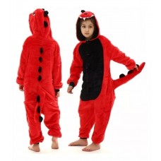 PIJAMA DINOSAURIO INFANTIL ROJO