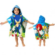 PONCHO DE TOALLA INFANTIL CON CAPUCHA