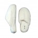 PANTUFLON PELUCHE BLANCO