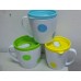 OUTLET TAZA PLASTICA TERMICA CON TAPA