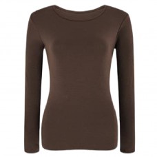 CAMISETA TERMICA DAMA MARRON