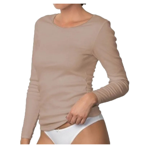 JASMINE SILK - Camiseta térmica - para mujer Beige color carne XS